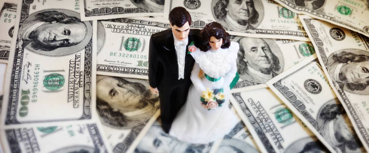 expensive wedding money