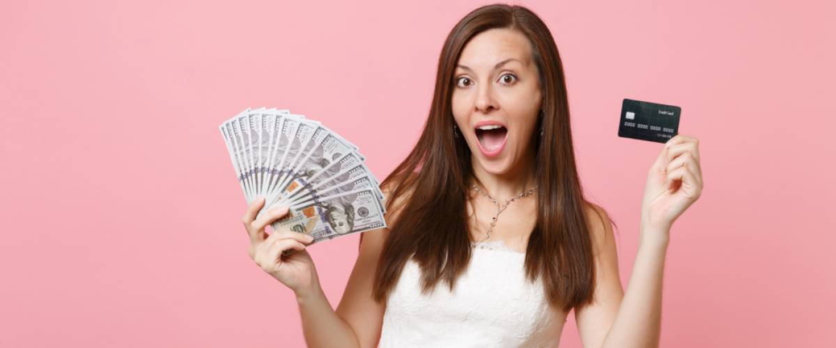bride with lots of money to spend