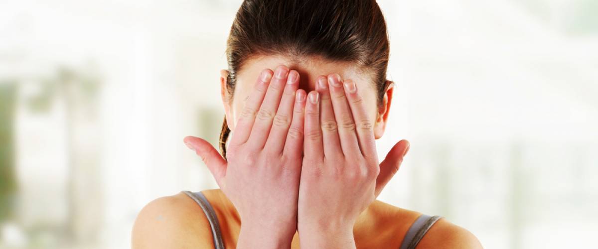 woman facepalm