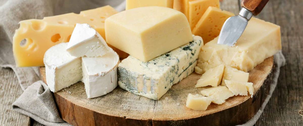 Delicious cheese on the table