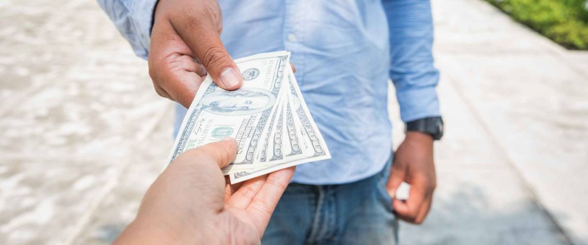 friendly deal and give lend money cash