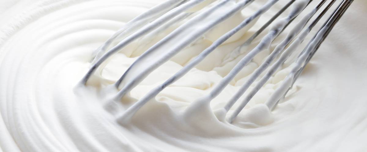 Fresh whipped cream