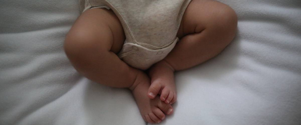 New born baby feet