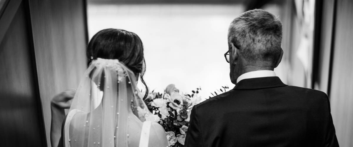 Bride and her father