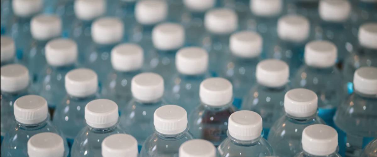 Plastic water bottles