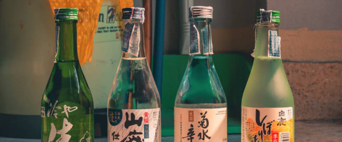 Bottles of drinks