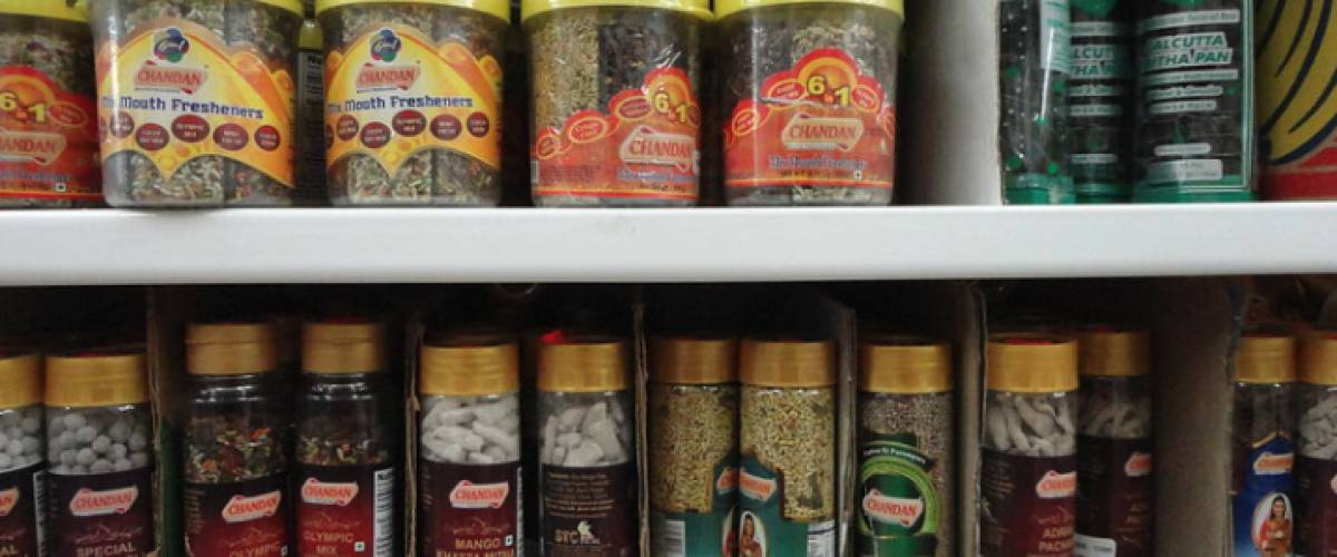 Spices in an Indian store