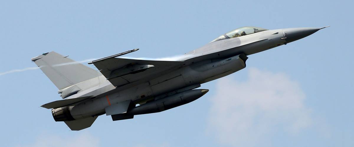 fighter jet from below