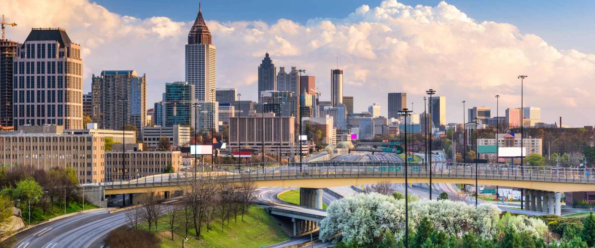 Atlanta, Georgia, USA downtown skyline.