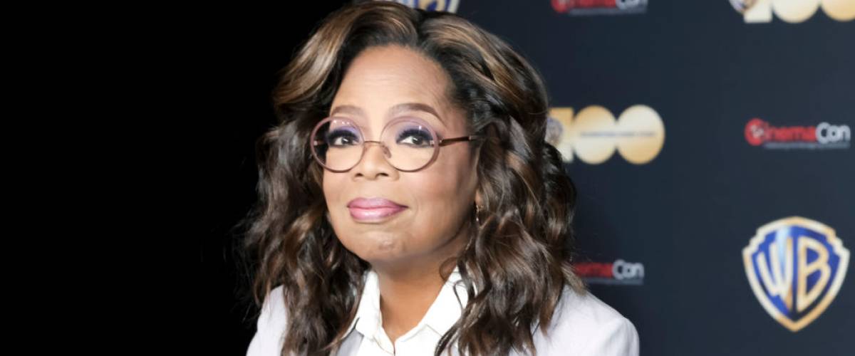 Oprah Winfrey at a Warner Brothers' event