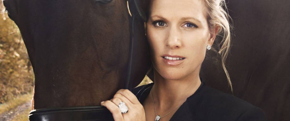 Zara Tindall modelling her collection