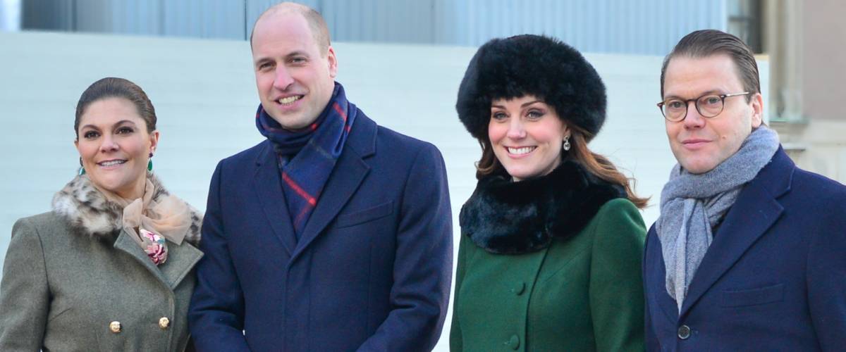Duchess Kate and Prince William pose together