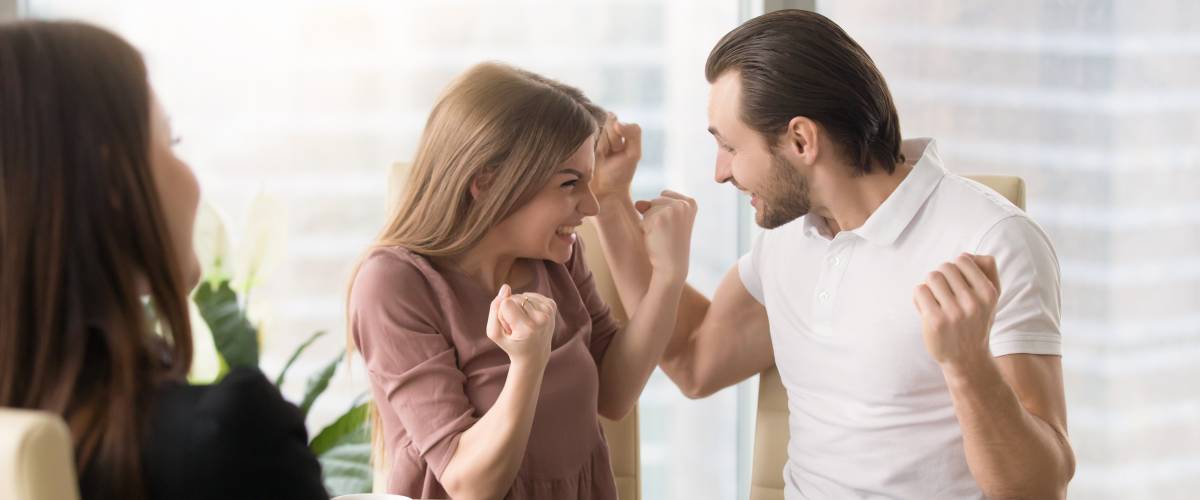 Excited couple