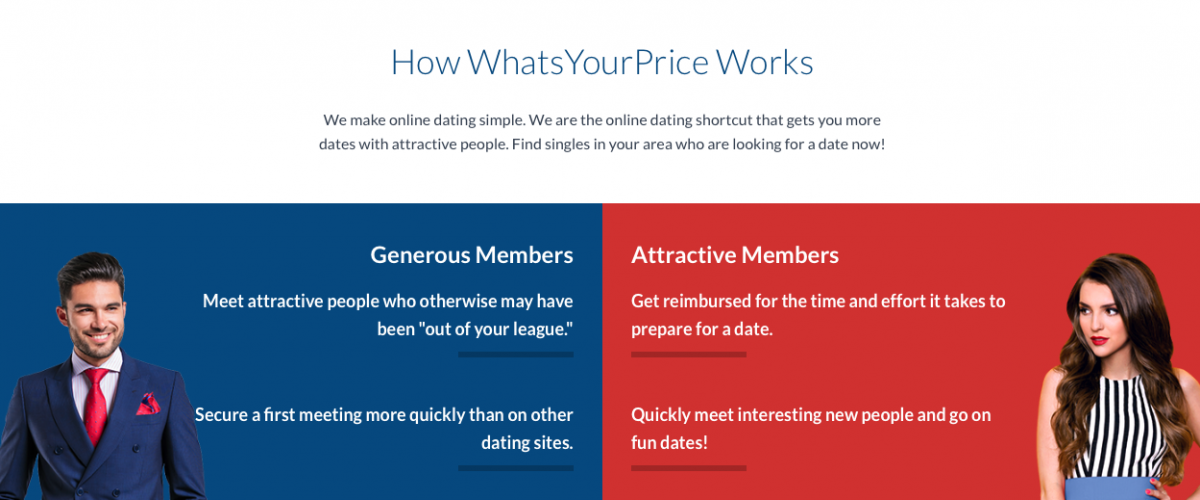 screen grab of WhatsYourPrice.com