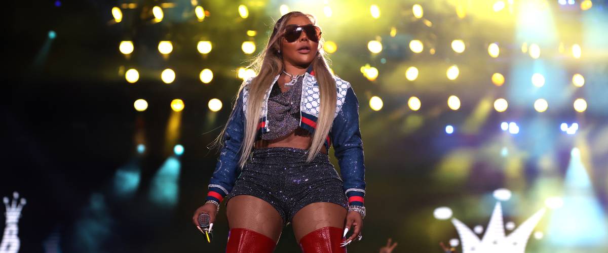 Lil Kim performs onstage during Hip Hop 50
