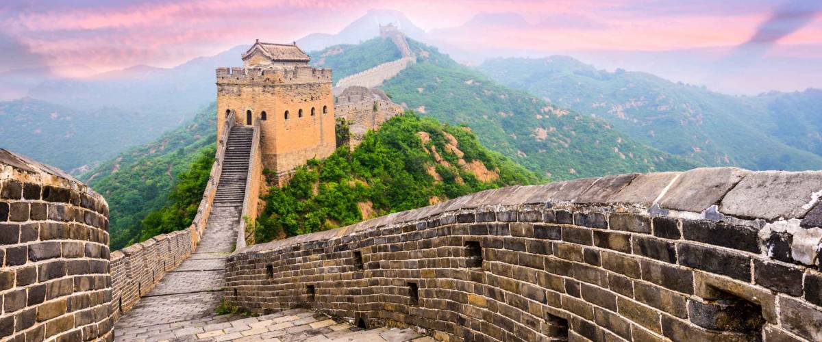 Great Wall of China at the Jinshanling section.