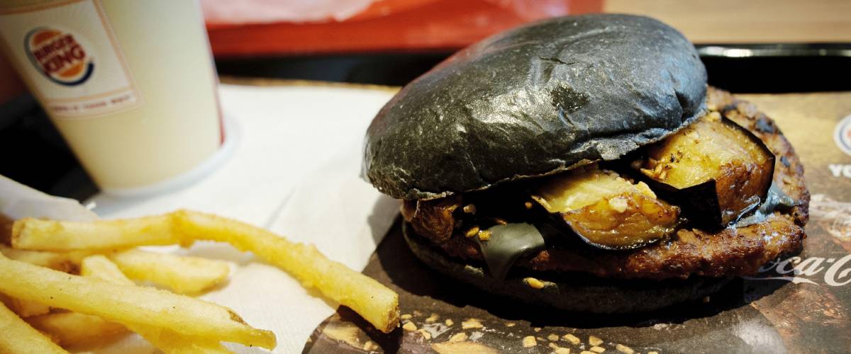 Kuro Burger with fries