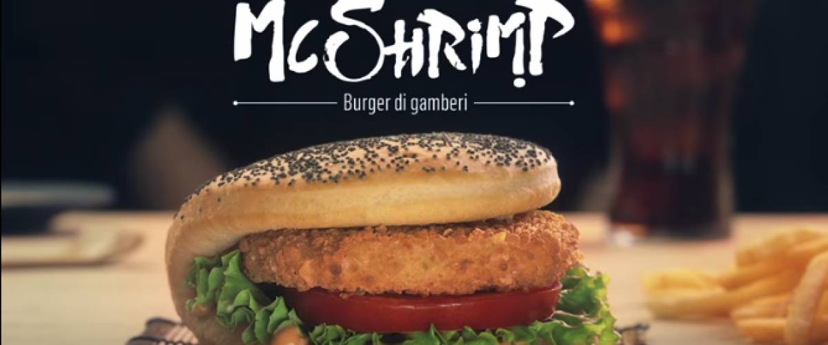 Shrimp patty in bun