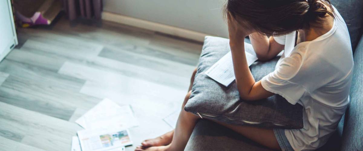 Young women worried about bills