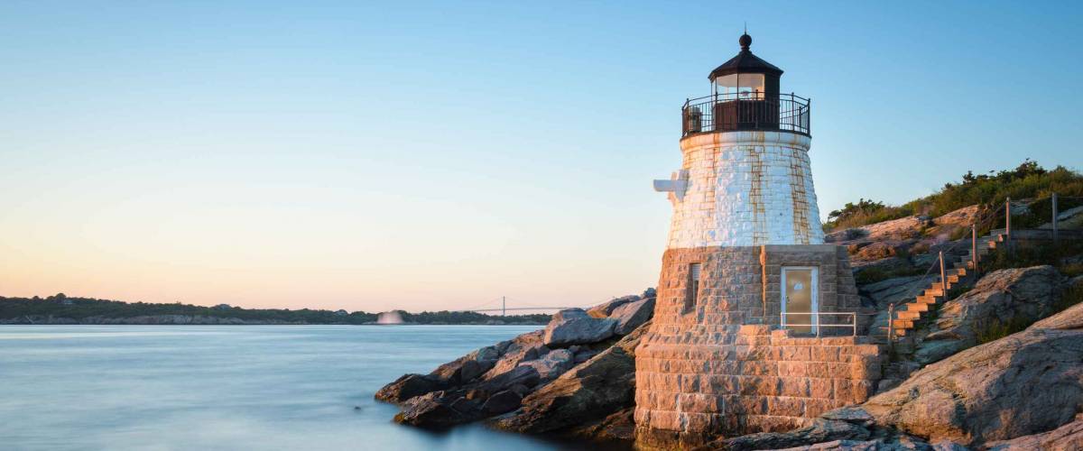 Sunset at Castle Hill Lighthouse on Newport, Rhode Island 1
