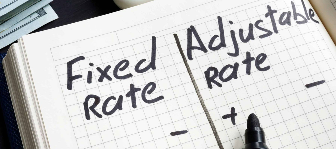 Fixed rate vs adjustable rate mortgage pros and cons.