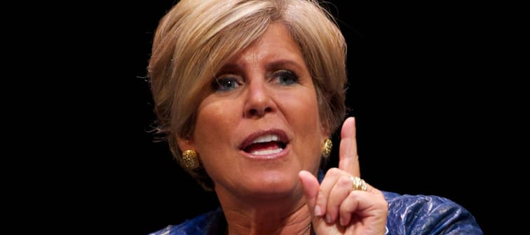 Suze Orman speaks at George Washington University's Lisner Auditorium in Washington, D.C., Jan. 12, 2012.