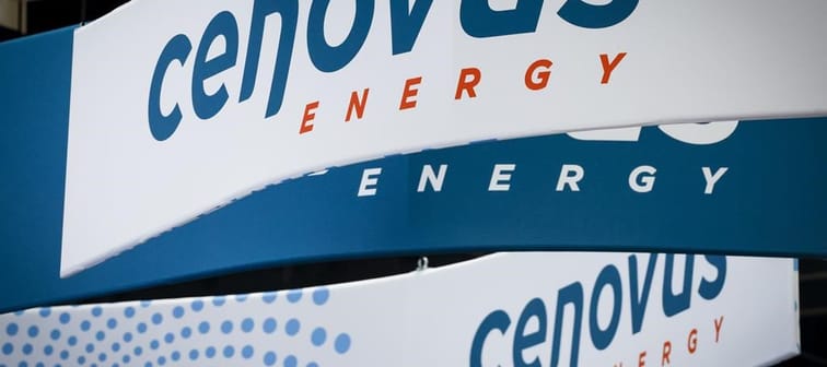Cenovus Energy must pay a $2.5 million fine for its role in the largest offshore oil spill ever recorded in Newfoundland and Labrador. Cenovus logos are displayed at the Global Energy Show in