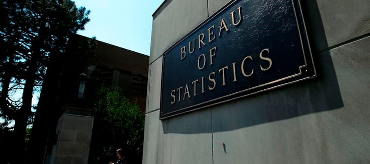 Statistics Canada building and signs are pictured in Ottawa on Wednesday, July 3, 2019. Statistics Canada is set to release its February gross domestic product report today, along with a prel