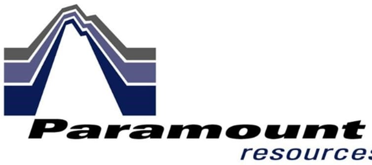 Paramount Resources Ltd. raised its dividend by 20 per cent as it reported a first-quarter profit of $68.1 million. The Paramount Resources Ltd. logo is shown in this undated handout photo. 