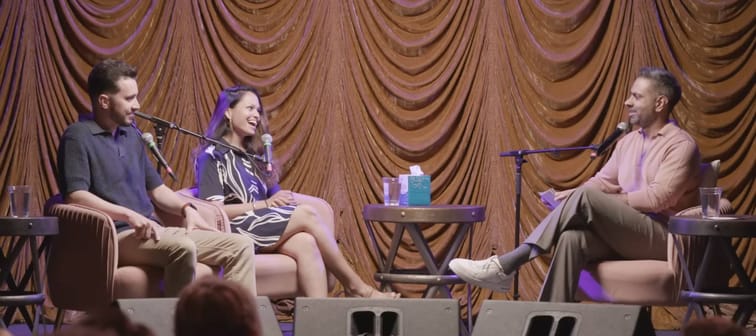 Ramit Sethi talks to Noor, 32, and Jibran, 34, in the first ever recording in front of a live audience in Philadelphia.