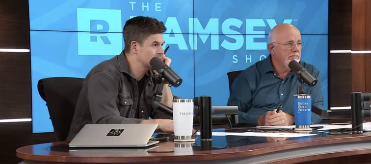 a screengrab of Dr. John Delony and Dave Ramsey