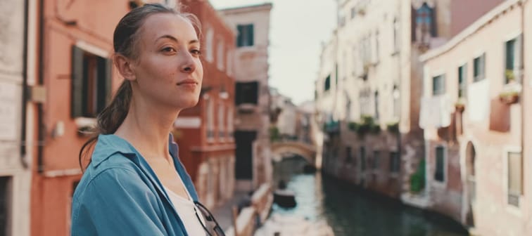 Woman in Venice, Italy