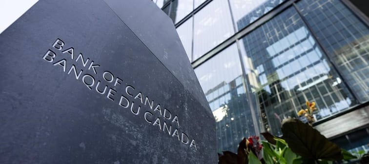 The Bank of Canada building is shown in Ottawa on Wednesday, September 6, 2023. Members of the Bank of Canada's governing council were split on how long the central bank should wait before it