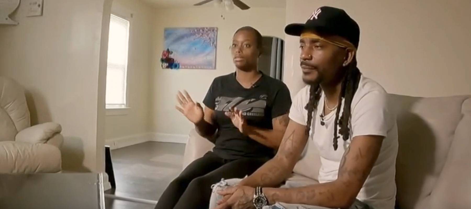 Christina and Tony Brown say they were the victims of a check scam.