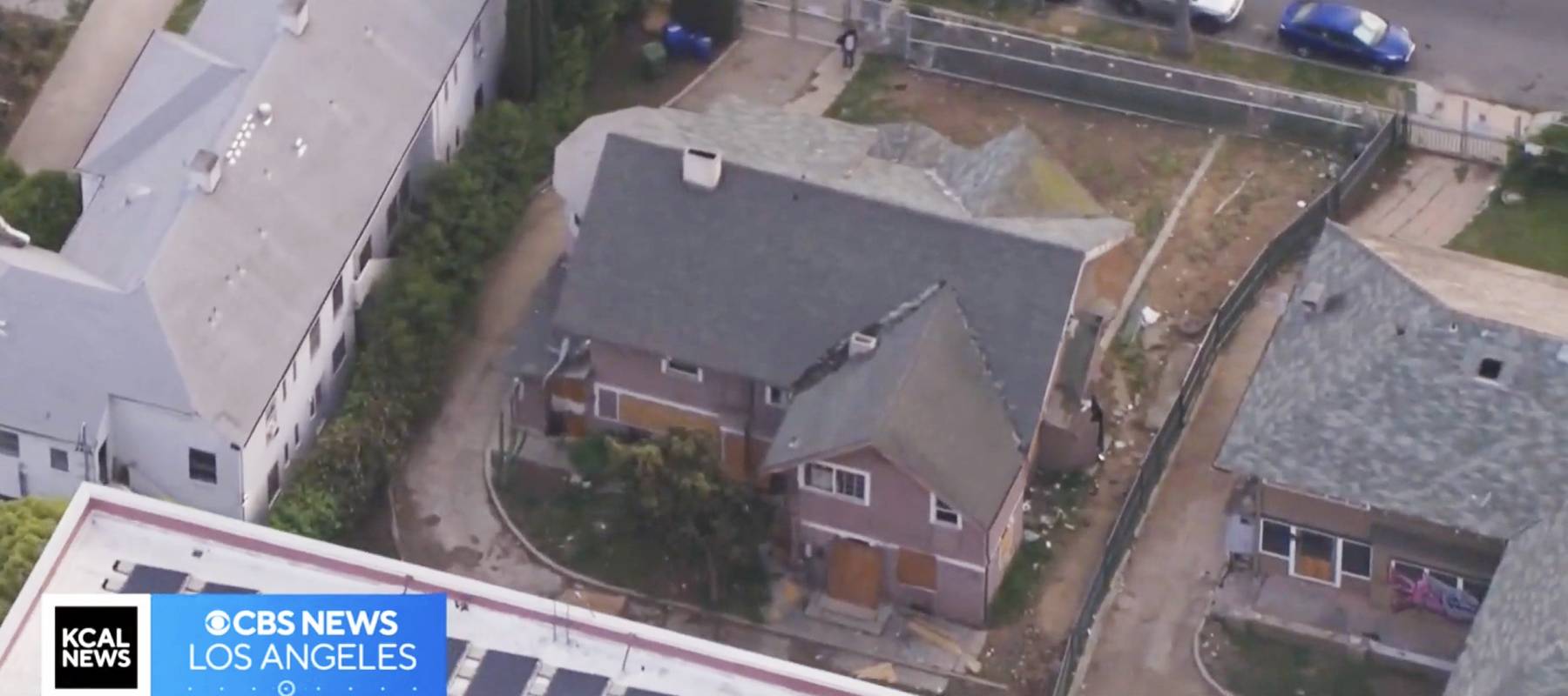 Residents in a Los Angeles neighborhood say there are frequent problems at this home.