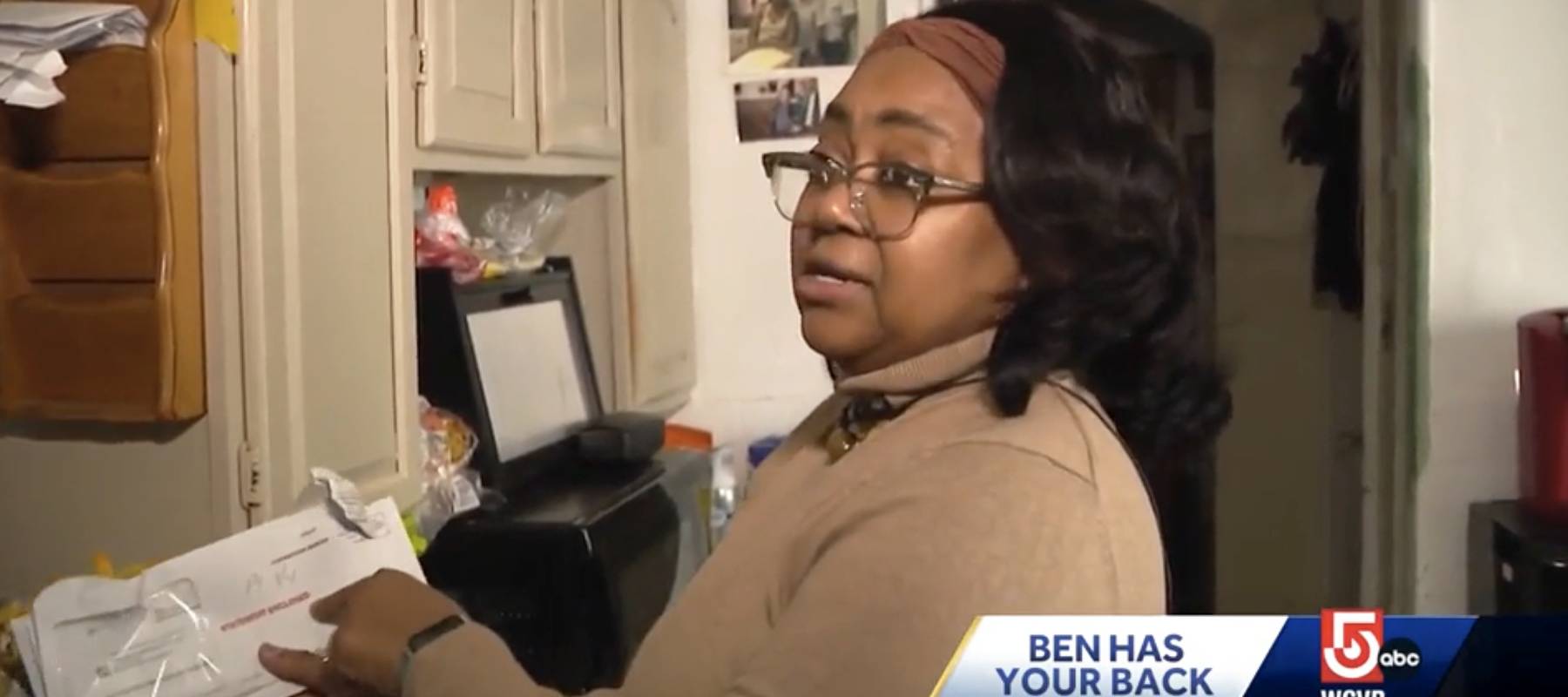 Teresa Lawrence-Coston says she received 10 months' worth of electricity bills at once.