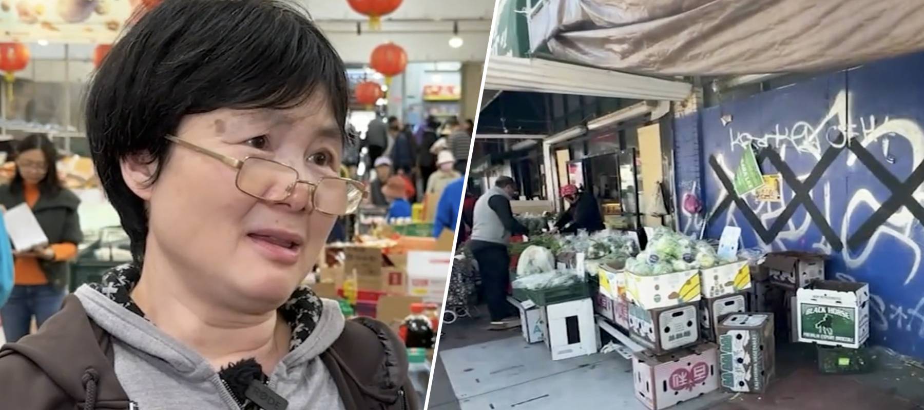 Shirley Luo says there's a problem with graffiti displays on small businesses in Oakland.