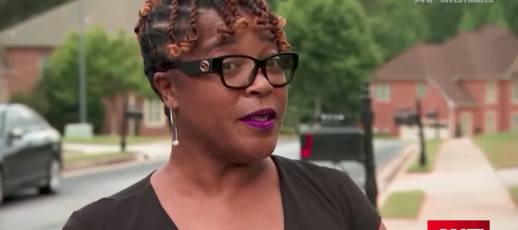 Michelle Bernard in her Georgia neighborhood