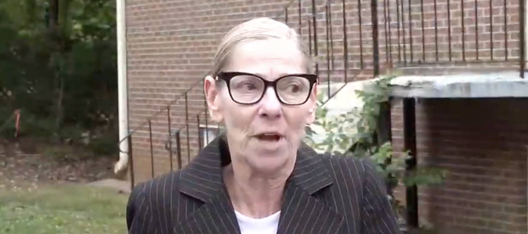 Crystal Spring apartment resident discussing being forced to move out in 30 days.