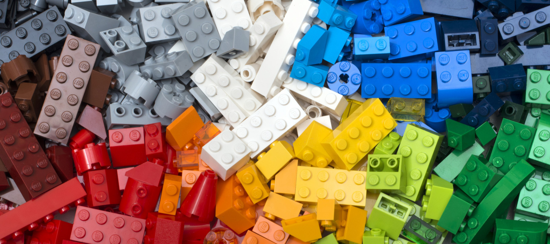 Colourful Lego bricks
