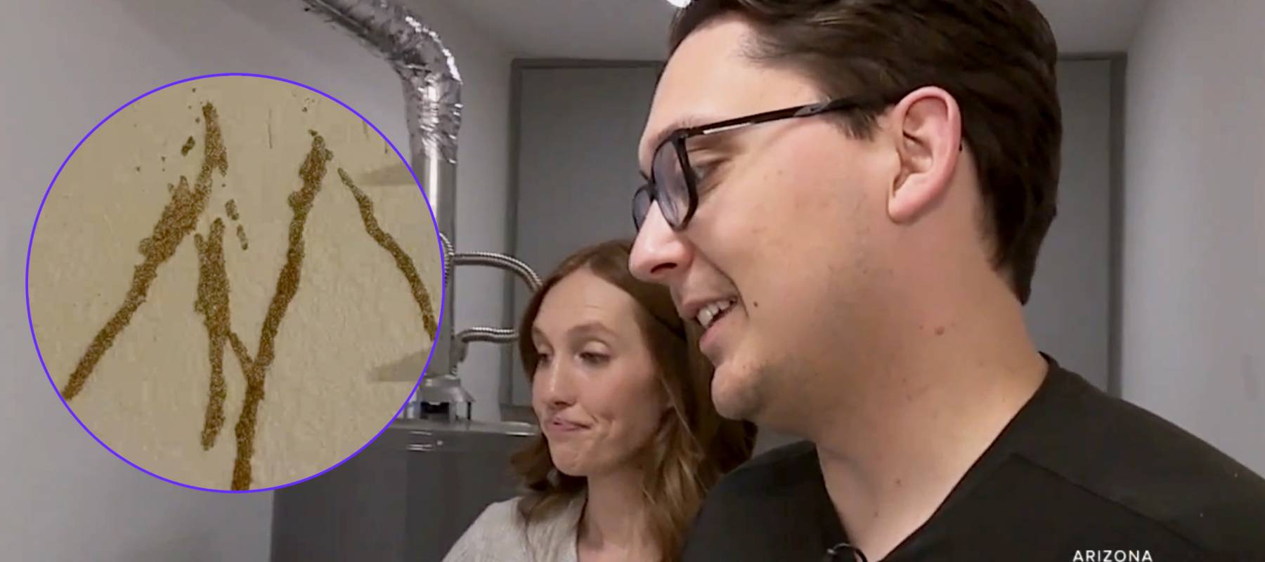 Hailey and Alex Aguire found termites in their new home the day after closing.