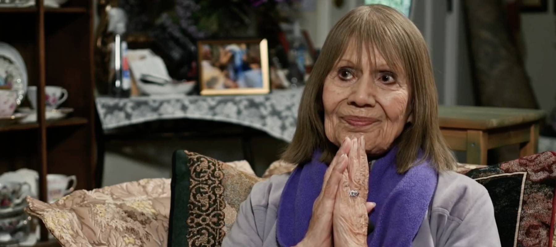 A 91-year old Altadena fire survivor speaks about her experience.