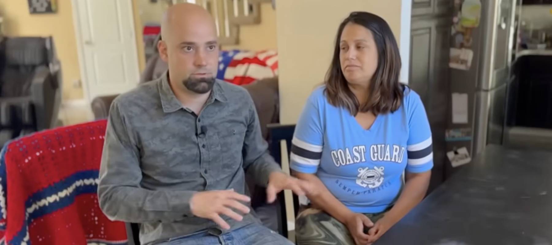 Steve Sonza and his wife.