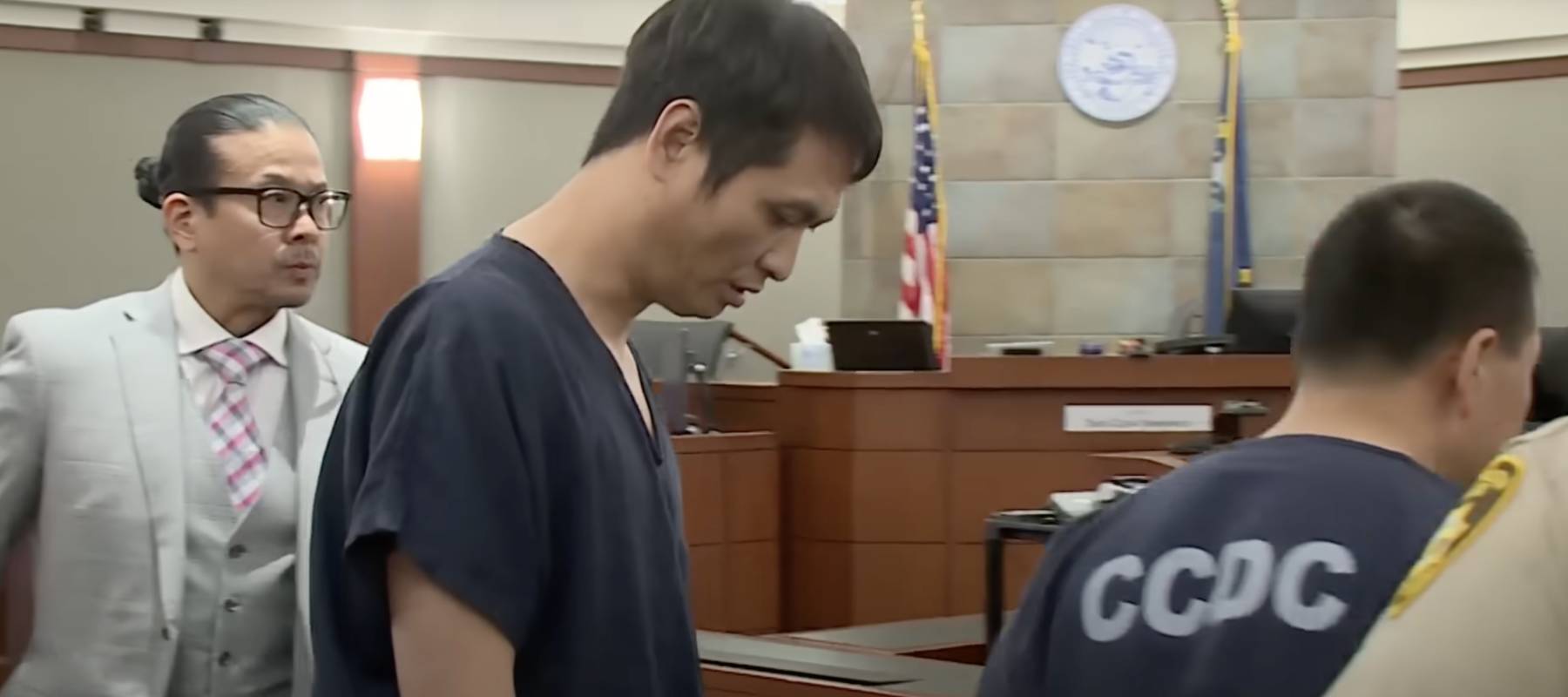 Guo Zhongquin, 43; and Lin Lin, 45 were among those arrested.