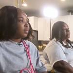 Kiya Harvey (left) and her mother Kewana Jones Harvey speak with KHOU 11 News about their prom dress nightmare.