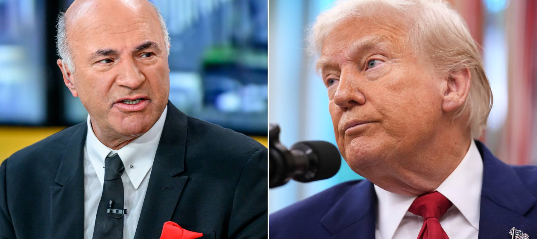 Kevin O'Leary and Donald Trump