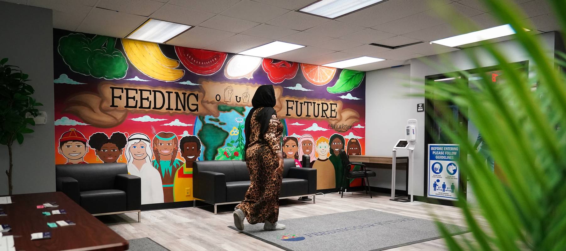 The offices of Minnesota nonprofit Feeding Our Future.
