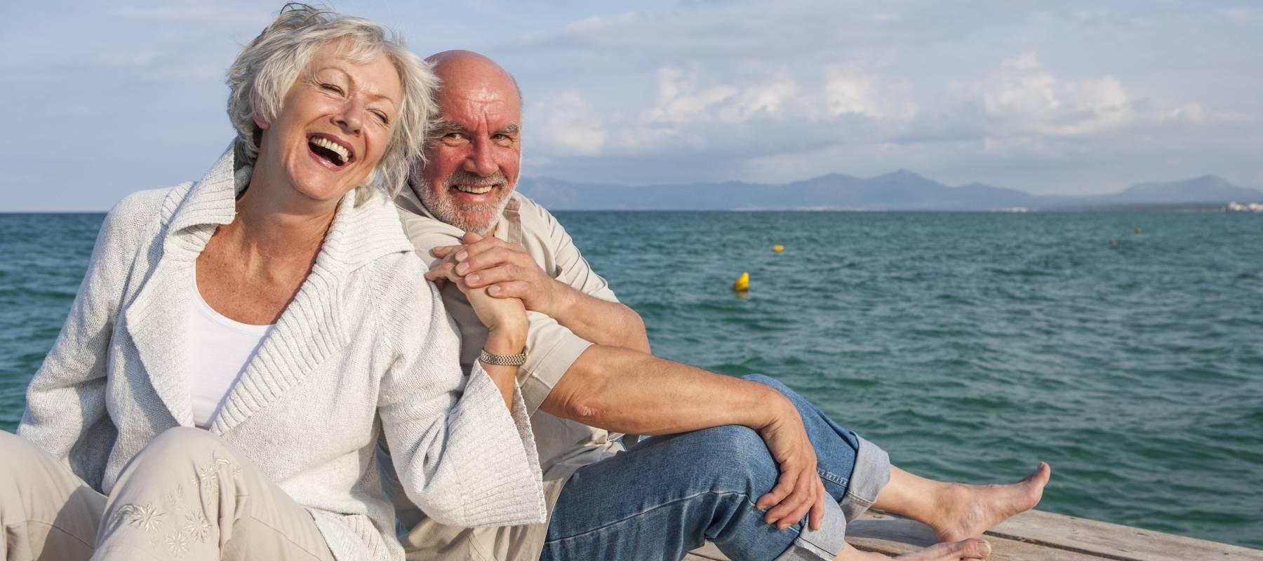 Elderly couple enjoying retirement