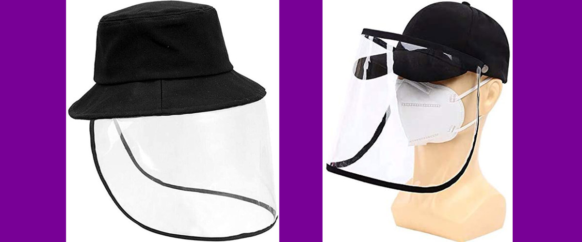 Coronavirus anti-spitting hats