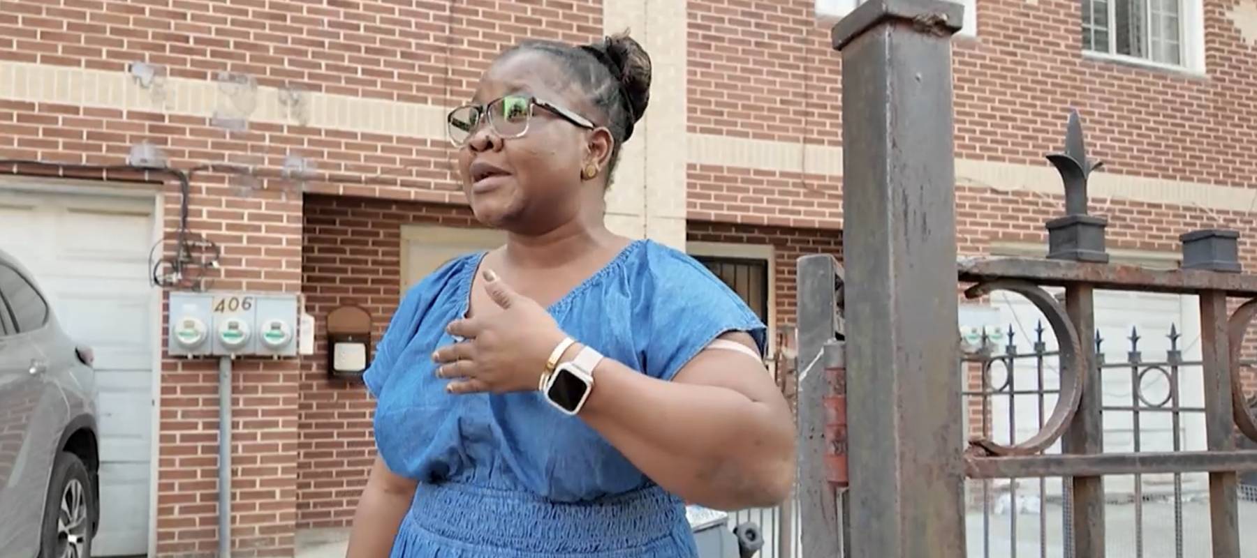 Clotilde "Wendy" Sawadogo says she and her husbnd were swindled out of a pair of buildings in Brooklyn.